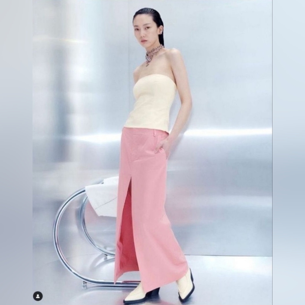 SIR. Giacomo Split Maxi Skirt  Barbie Bubblegum Pink Size 2
